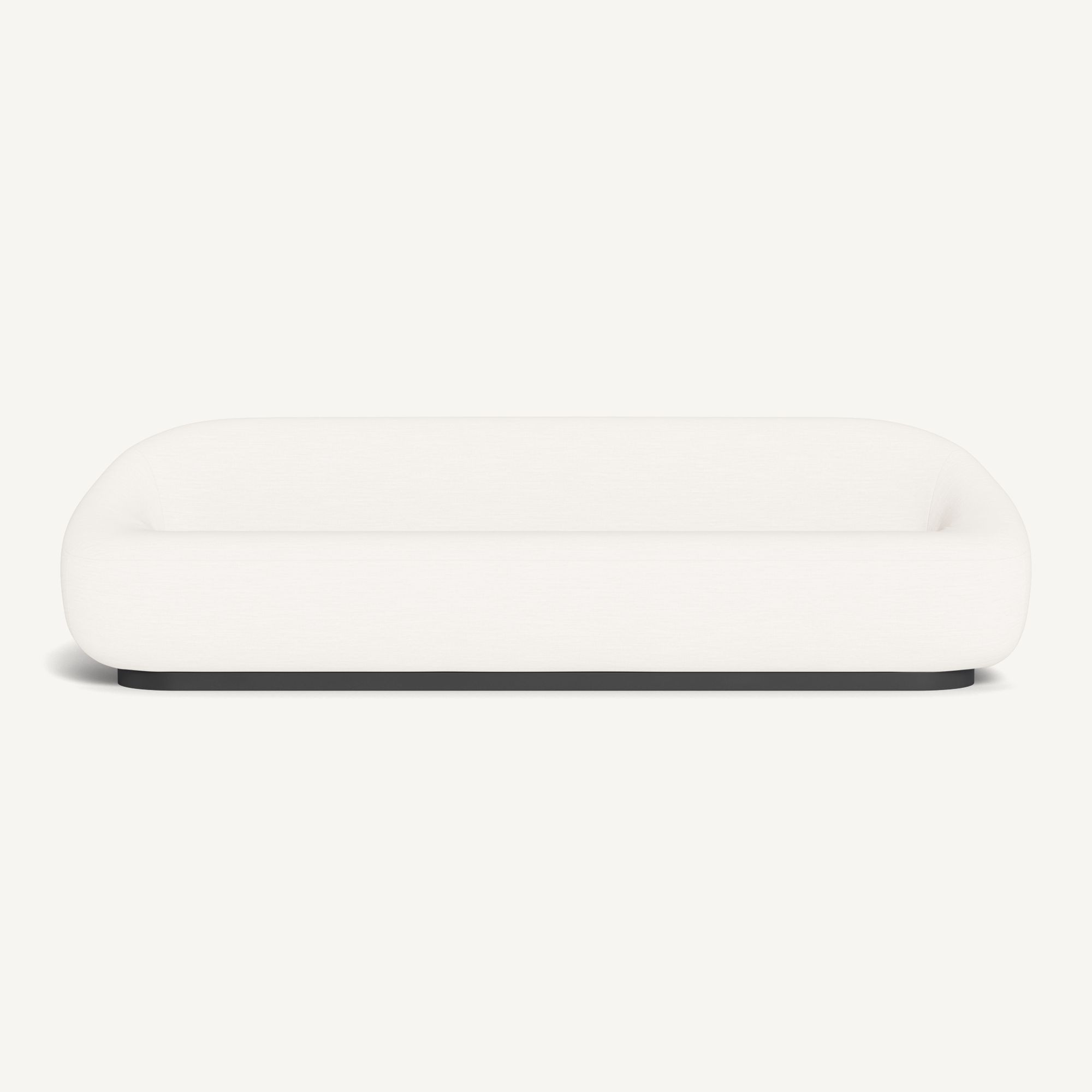 Harbour Gio 3 Seat Sofa - Aluminum Asteroid / Panama Blanco