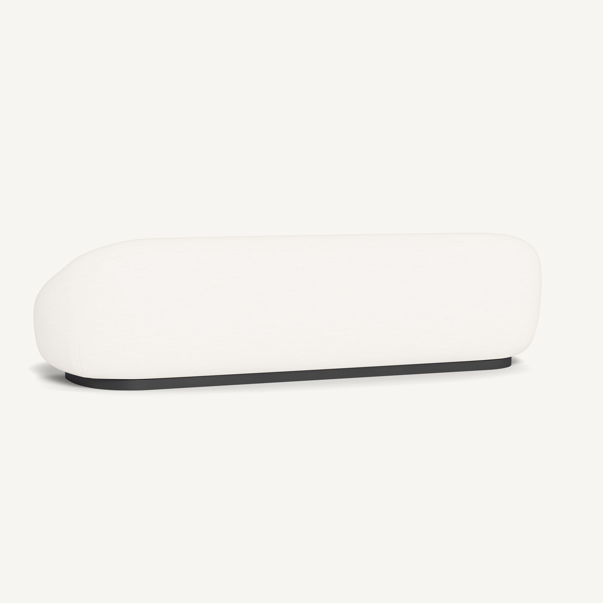 Harbour Gio 3 Seat Sofa - Aluminum Asteroid / Panama Blanco