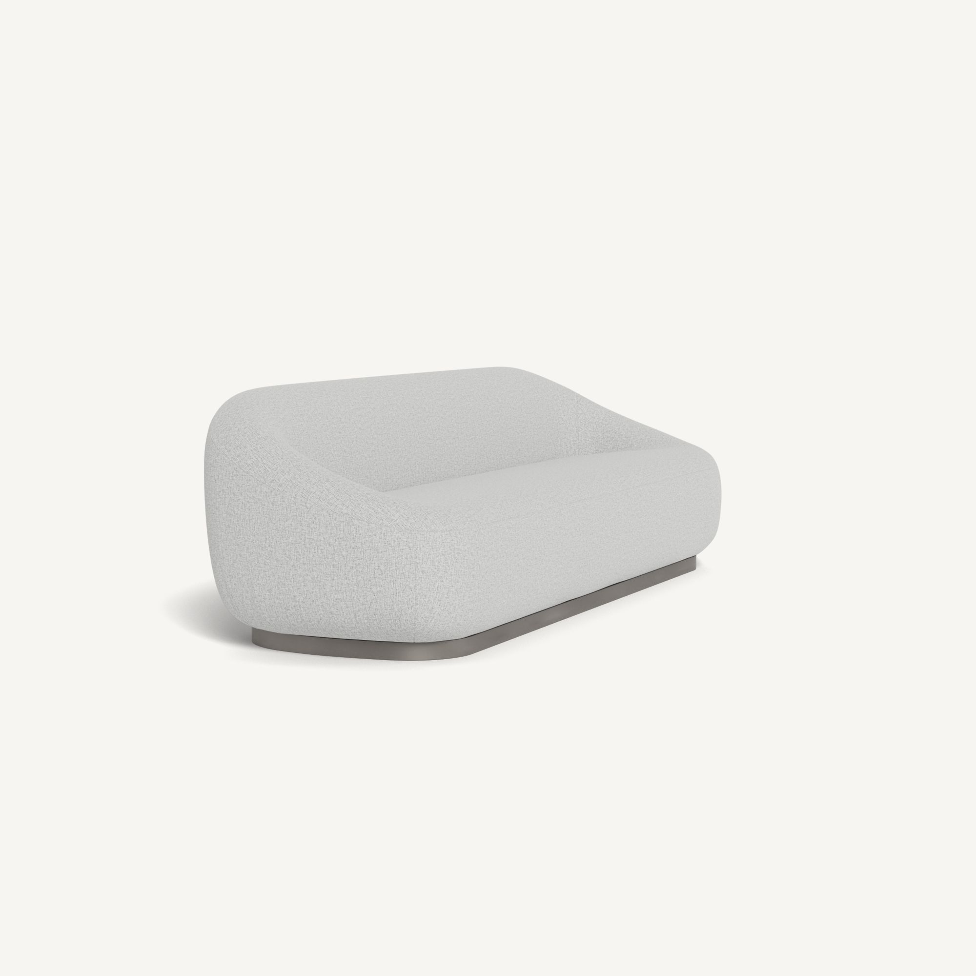 Harbour Gio 3 Seat Sofa - Aluminum Taupe / Copacabana Sand