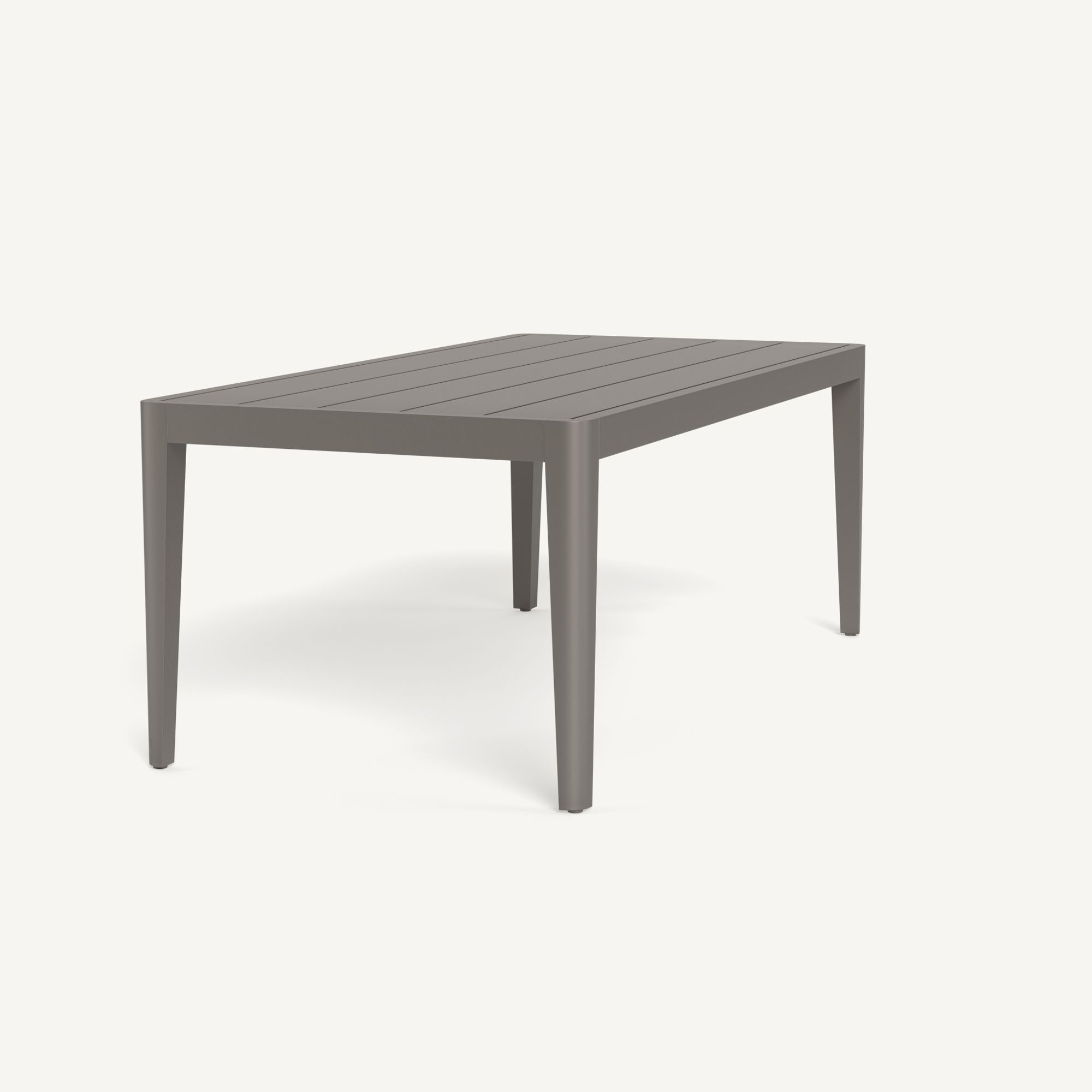 Harbour Hamilton Dining Table 79" - Aluminum Taupe
