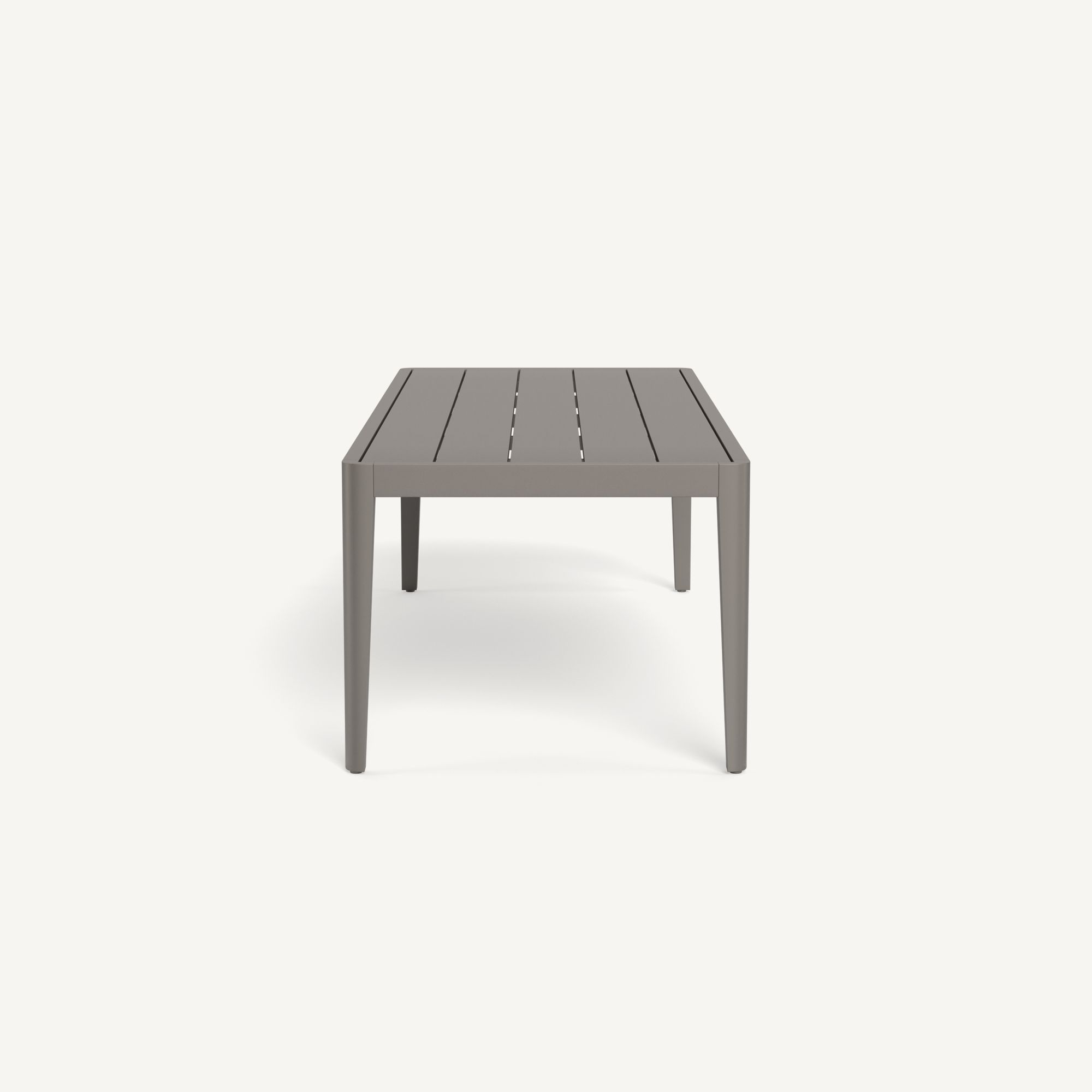 Harbour Hamilton Dining Table 102" - Aluminum Taupe