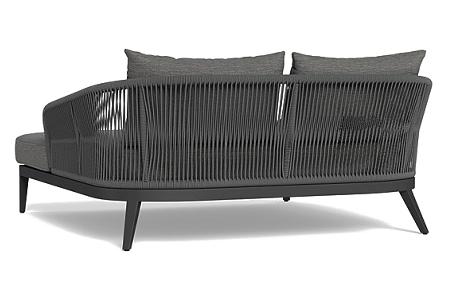 Harbour Hamilton Daybed - Aluminum Taupe, Siesta Ivory