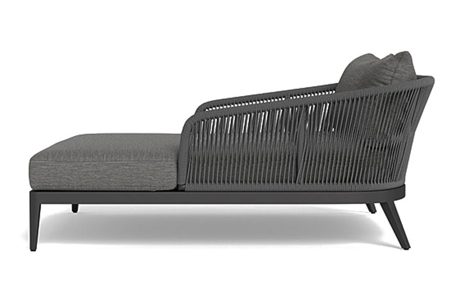 Harbour Hamilton Daybed - Aluminum Taupe, Siesta Ivory