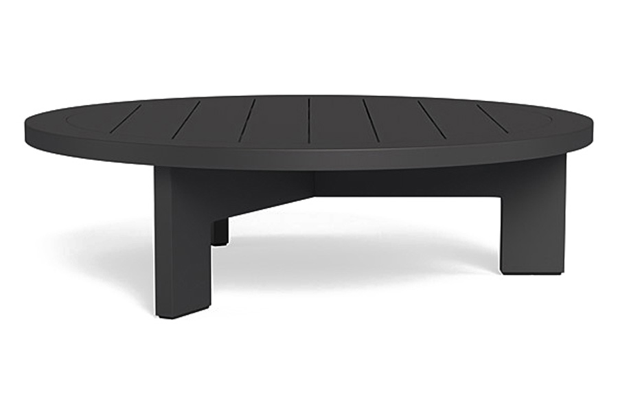 Harbour Hampton Round Coffee Table - Aluminum Asteroid