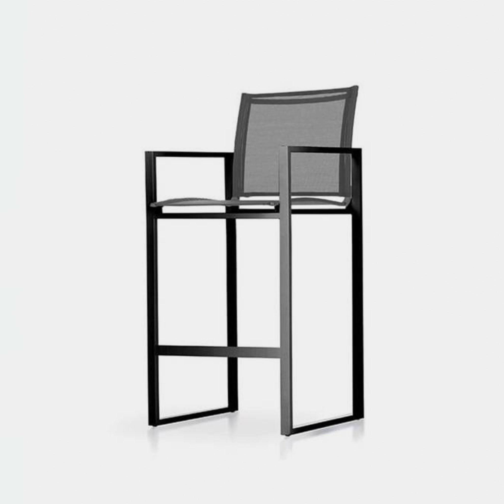 Harbour Hayman Aluminum Counter Stool - Aluminum Asteroid / Batyline Silver