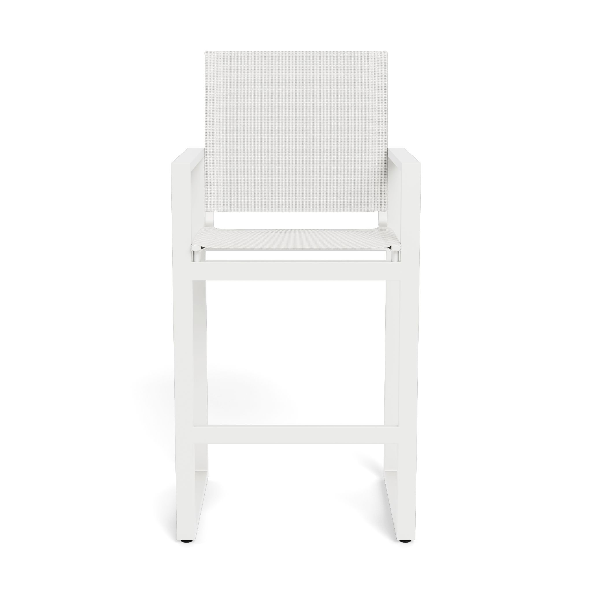 Harbour Hayman Aluminum Counter Stool - Aluminum Asteroid / Batyline Silver
