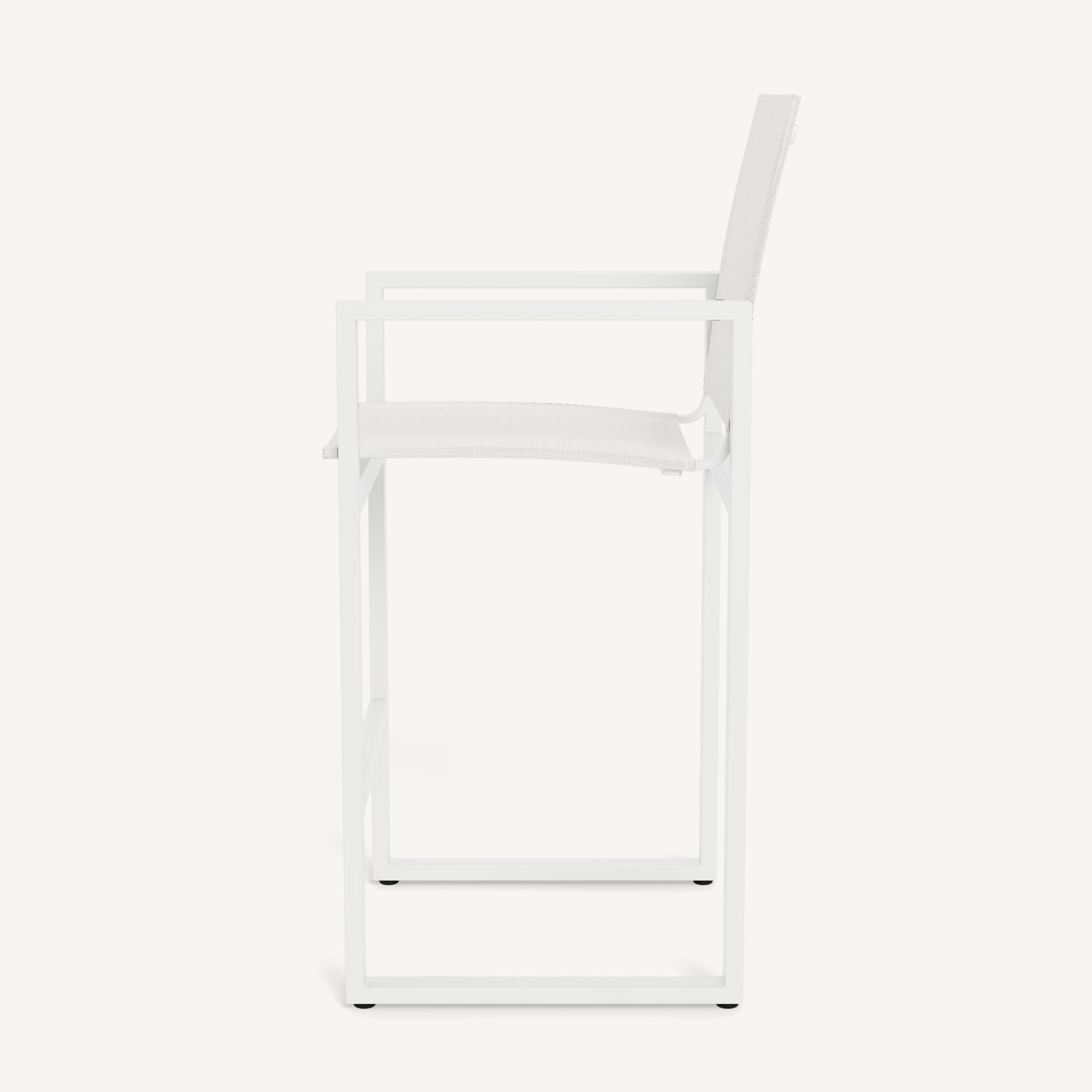 Harbour Hayman Aluminum Counter Stool - Aluminum White / Batyline White