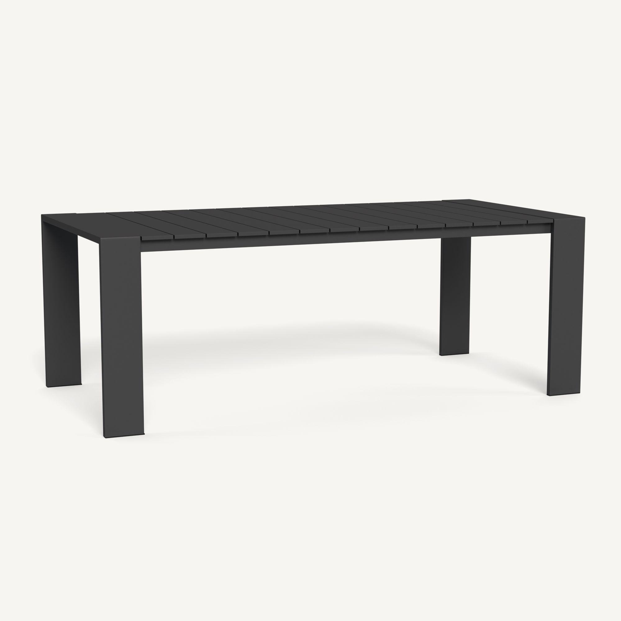 Harbour Hayman Aluminum Dining Table 81" - Aluminum Asteroid