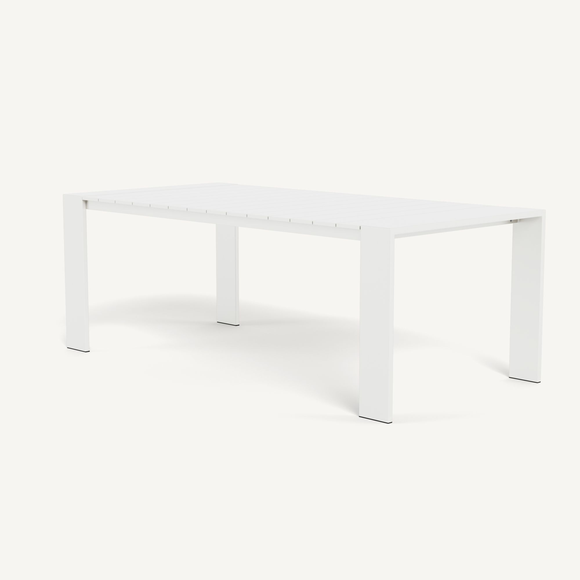 Harbour Hayman Dining Table 81" - Aluminum White