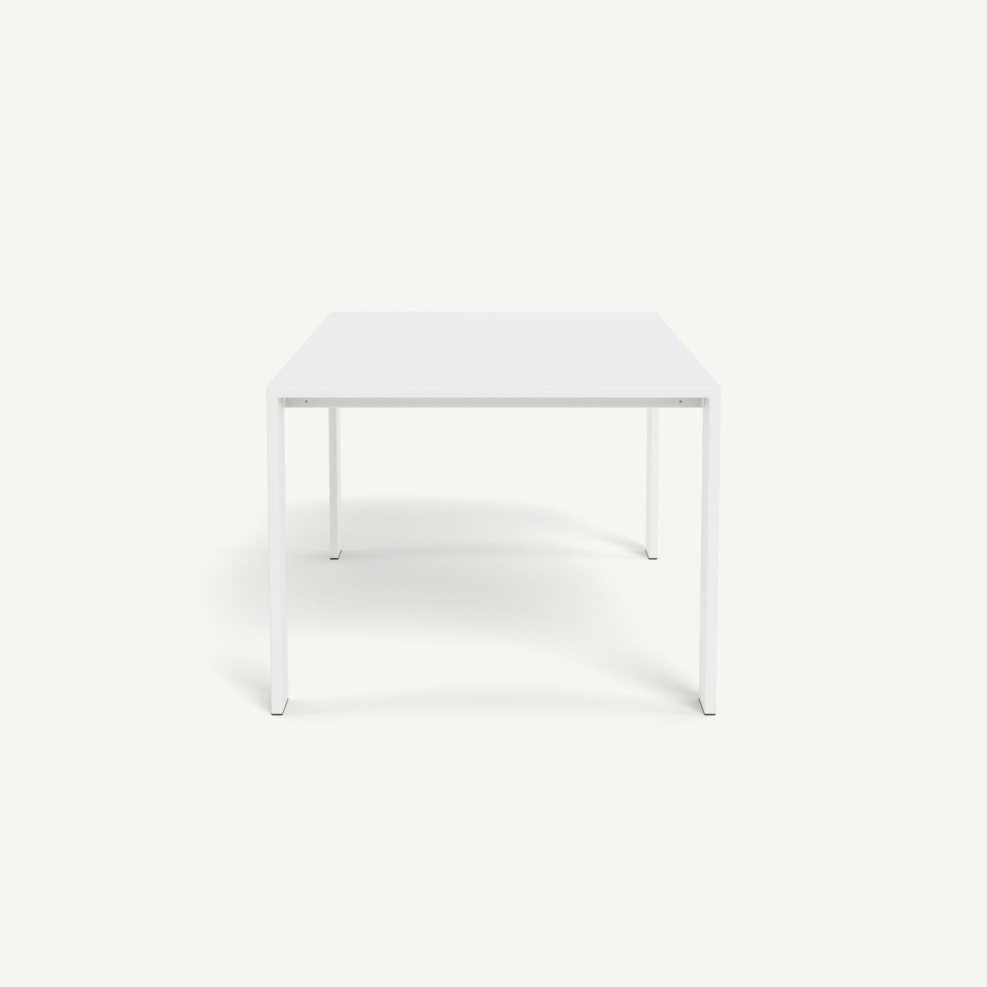 Harbour Hayman Aluminum Dining Table 81" - Aluminum White