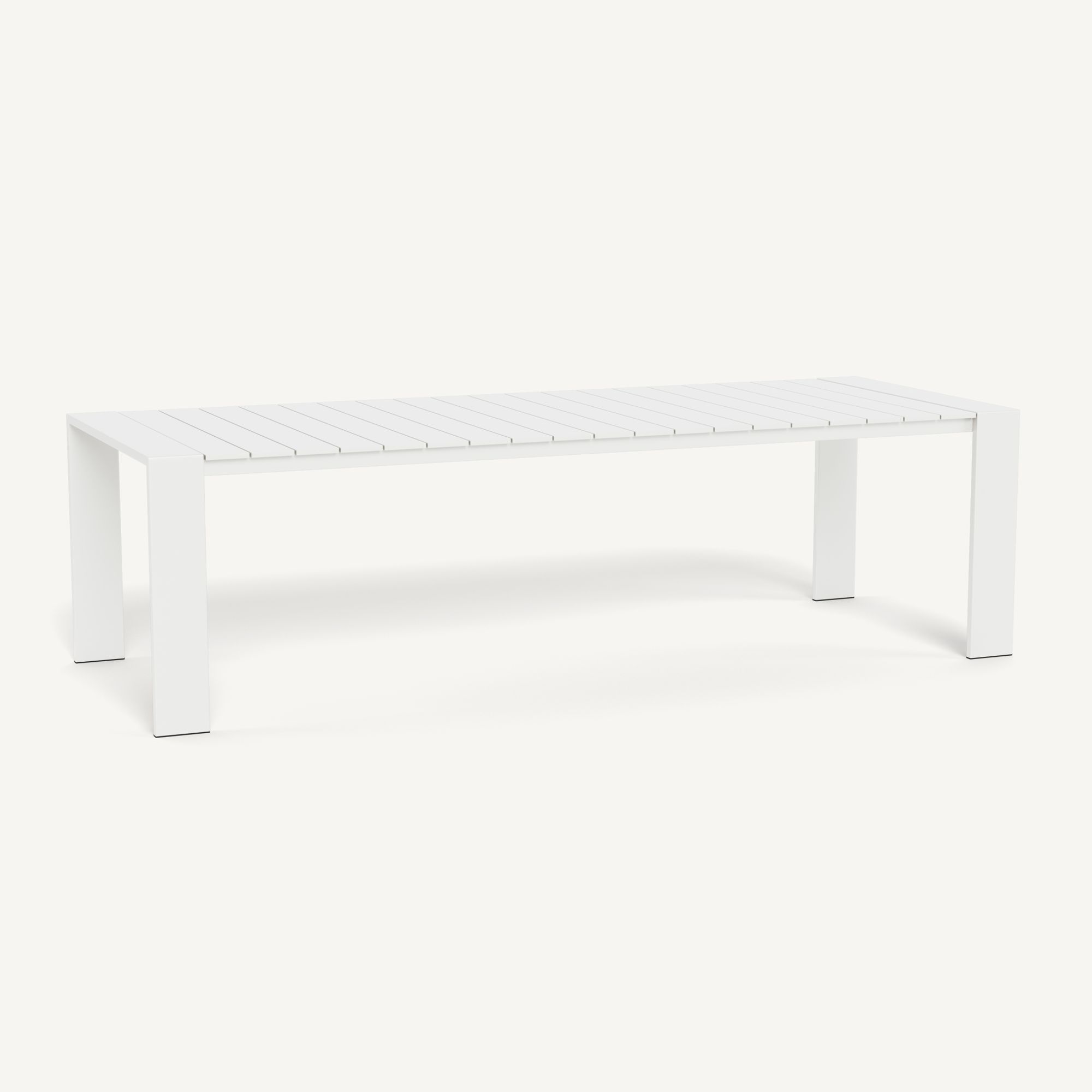 Harbour Hayman Dining Table 106" - Aluminum White