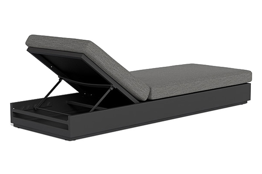 Harbour Hayman Sun Lounge - Aluminum Asteroid, Riviera Sand