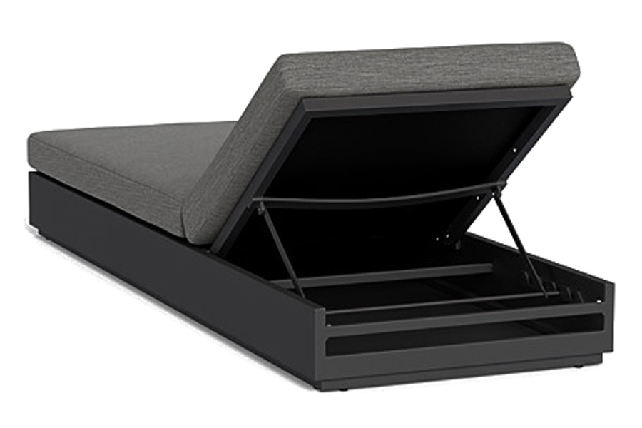 Harbour Hayman Sun Lounge - Aluminum Asteroid, Riviera Sand