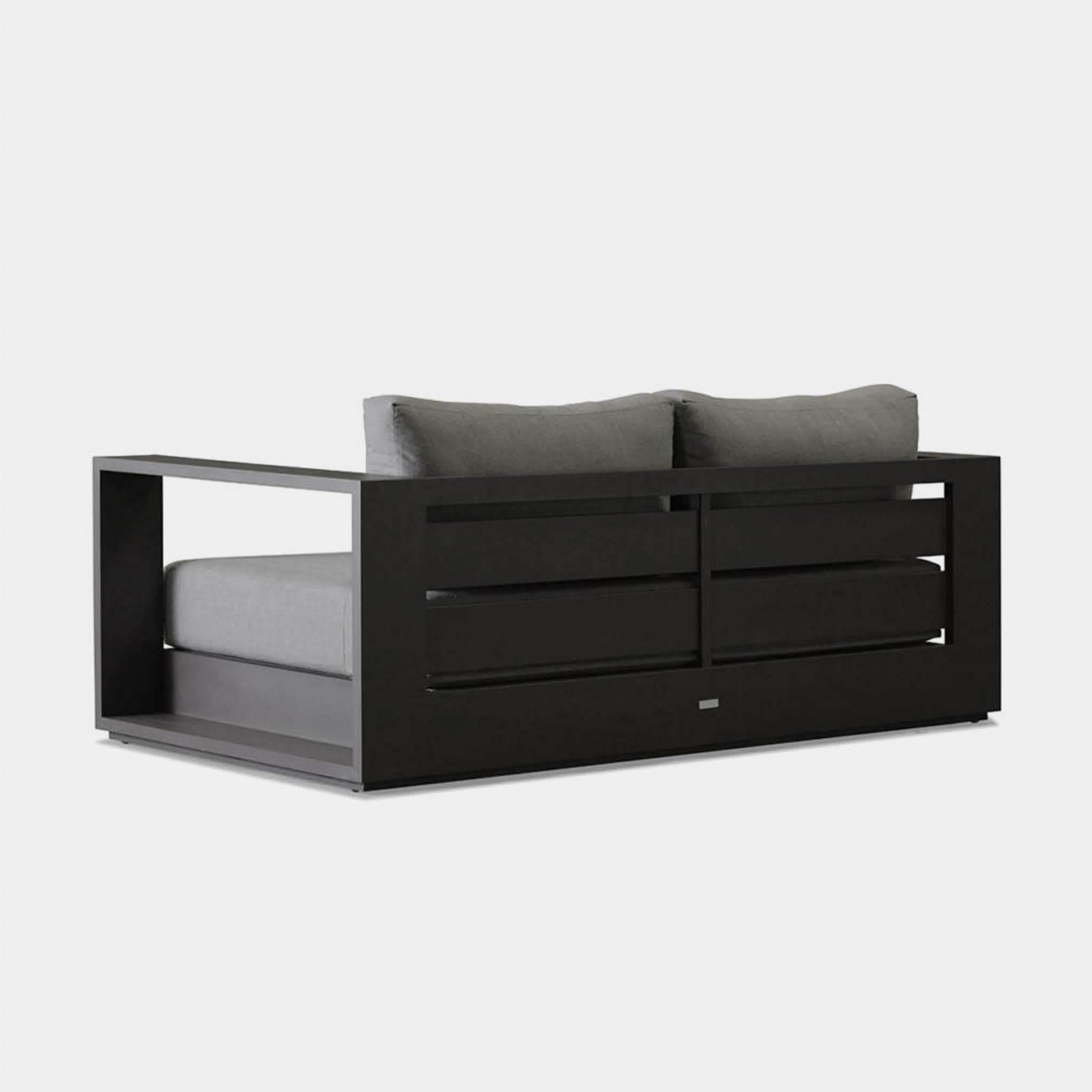 Harbour Hayman Aluminum 2 Seat Sofa - Aluminum Asteroid / Copacabana Midnight / Batyline Silver