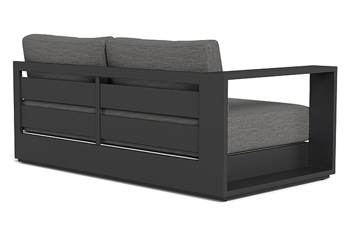 Harbour Hayman 2 Seat 1 Arm Left - Aluminum White, Siesta Slate