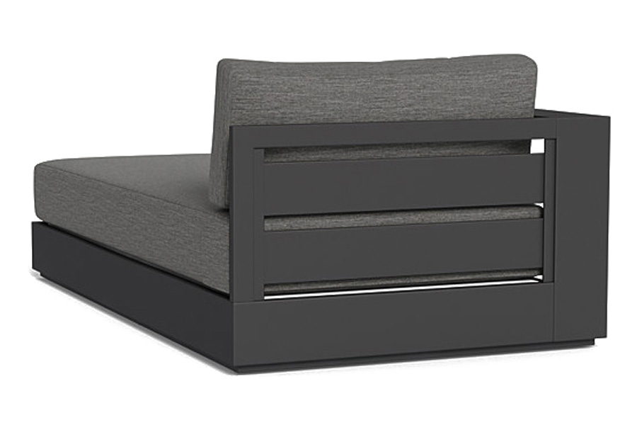 Harbour Hayman Aluminum Chaise Left - Aluminum Asteroid / Copacabana Midnight / Batyline Silver