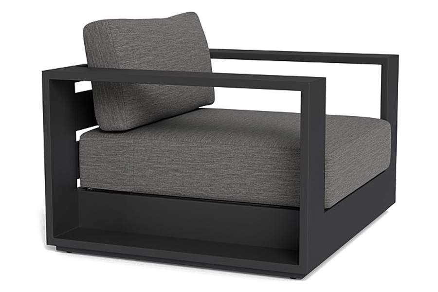 Harbour Hayman Lounge Chair - Aluminum Asteroid, Lisos Grafito