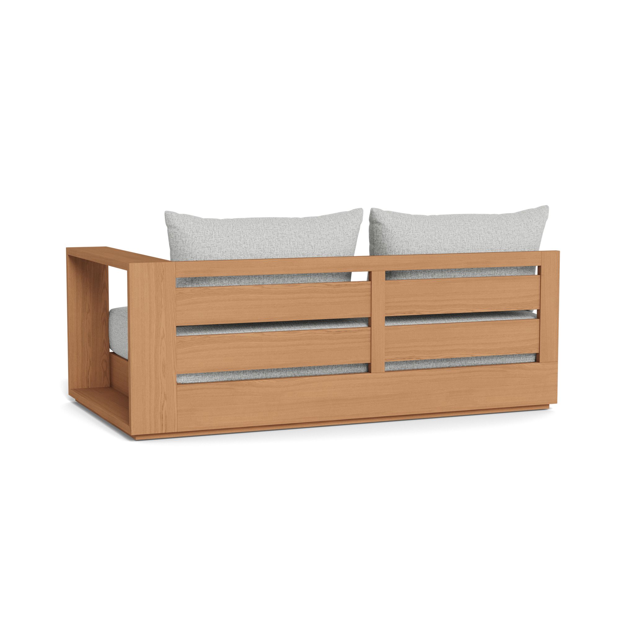 Harbour Hayman Teak 2 Seat 1 Arm Right - Teak Natural / Copacabana Sand / Batyline White