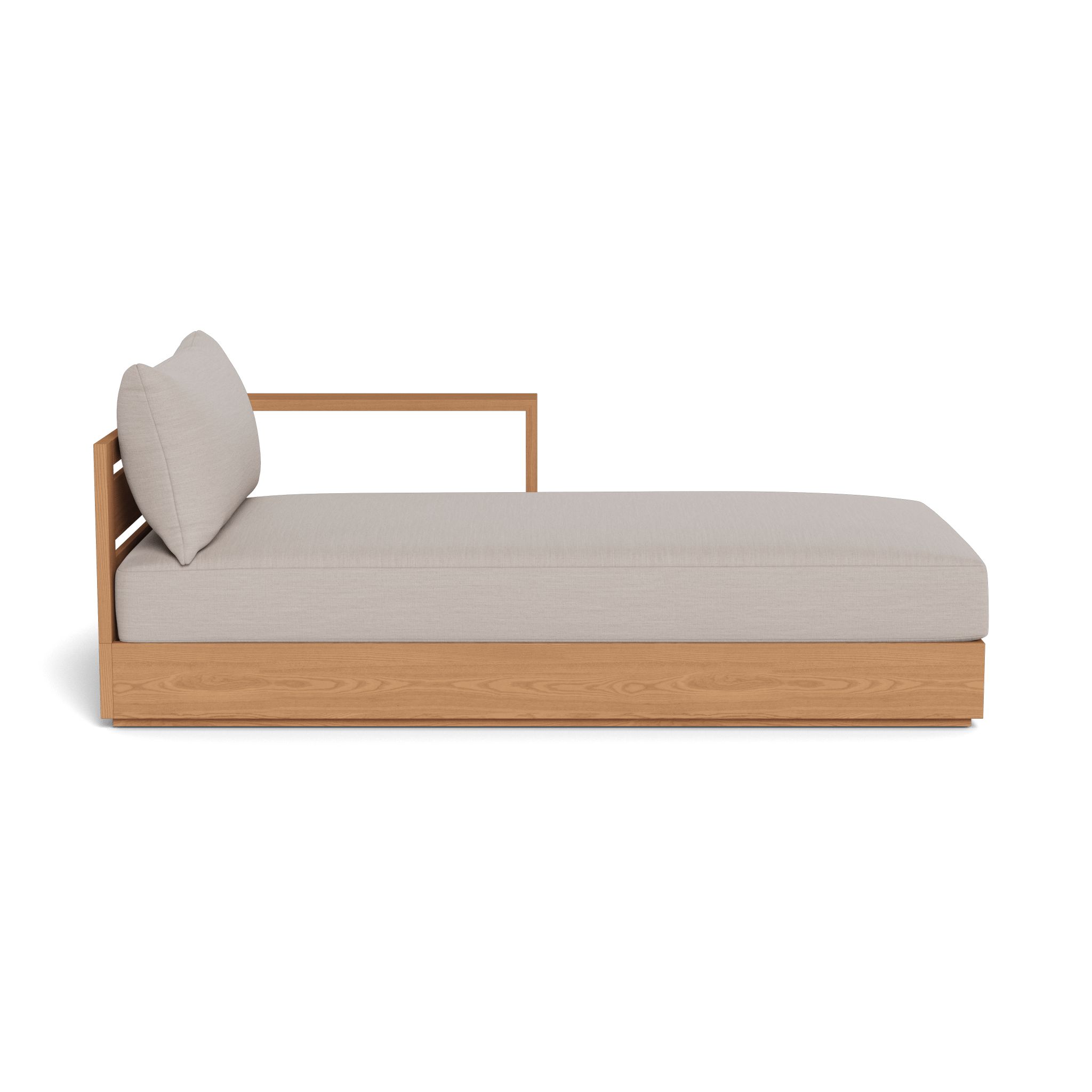 Harbour Hayman Teak Chaise Right