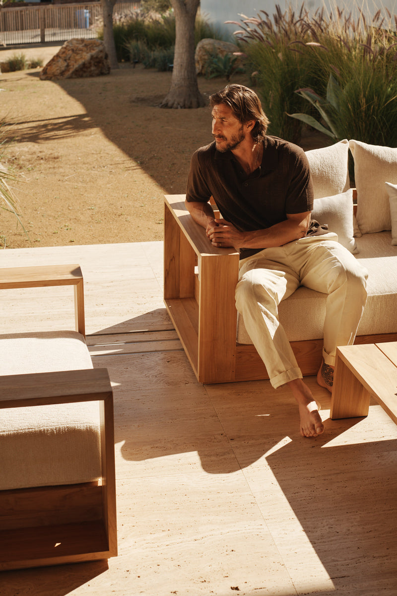 Harbour Hayman Teak Side Table in Teak Natural