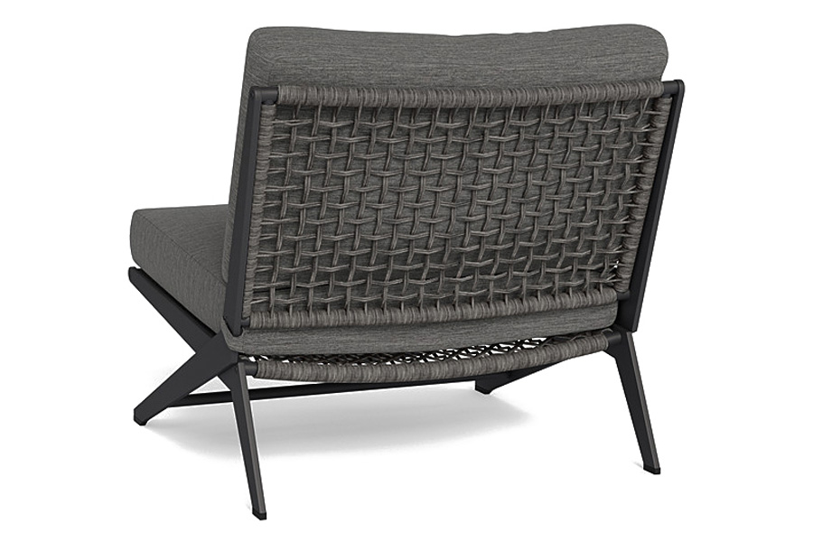 Harbour Loop Stacking Sun Lounge in Aluminum Asteroid / Batyline Silver