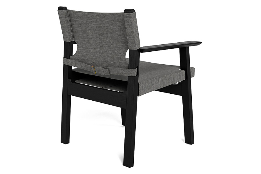 Harbour Mlb Dining Chair - Teak Charcoal, Copacabana Midnight