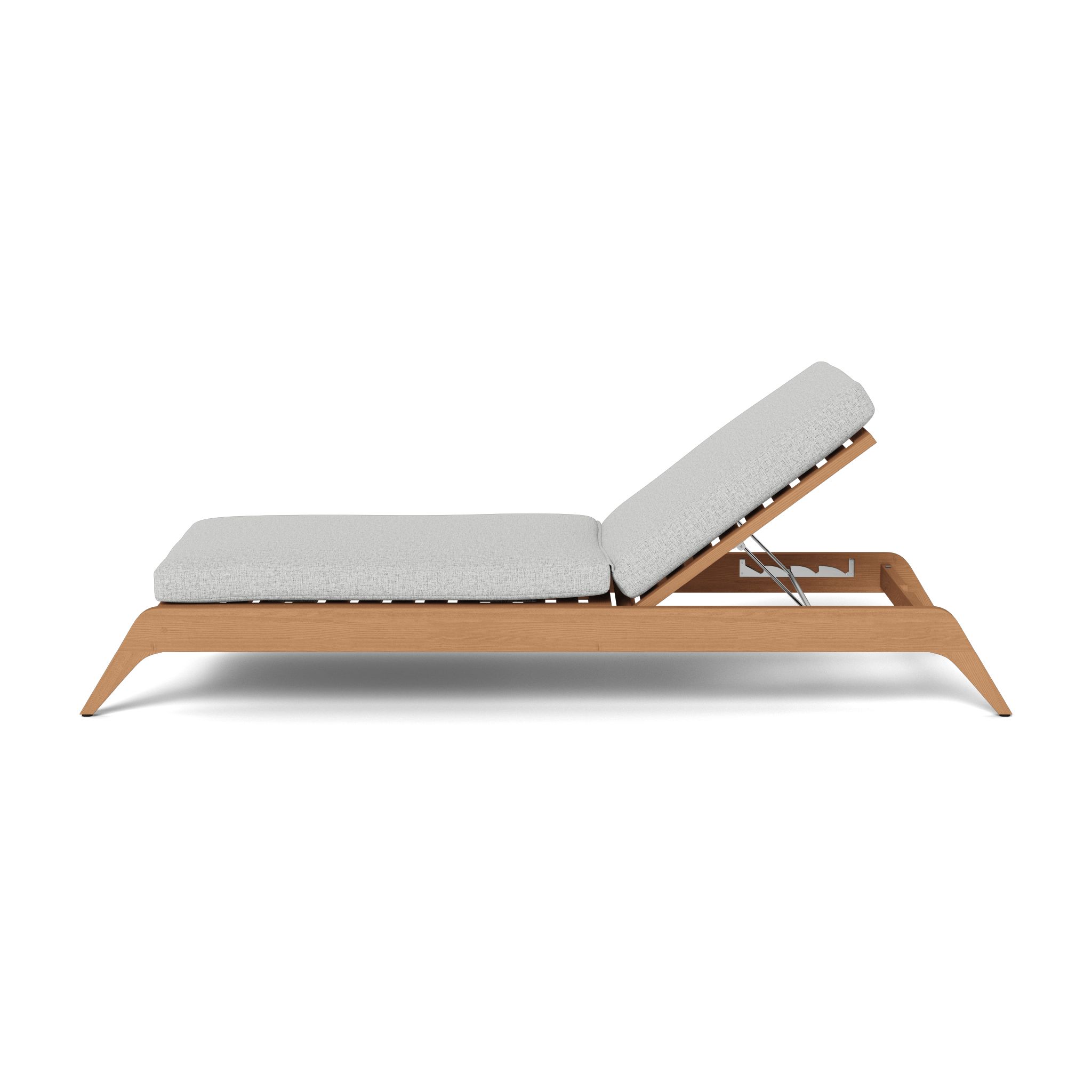 Harbour Mlb Teak Slatted Sun Lounge