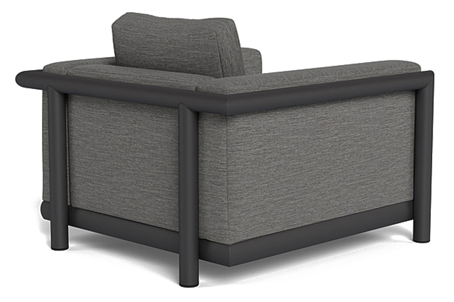 Harbour Moab Lounge Chair - Aluminum Asteroid, Copacabana Sand