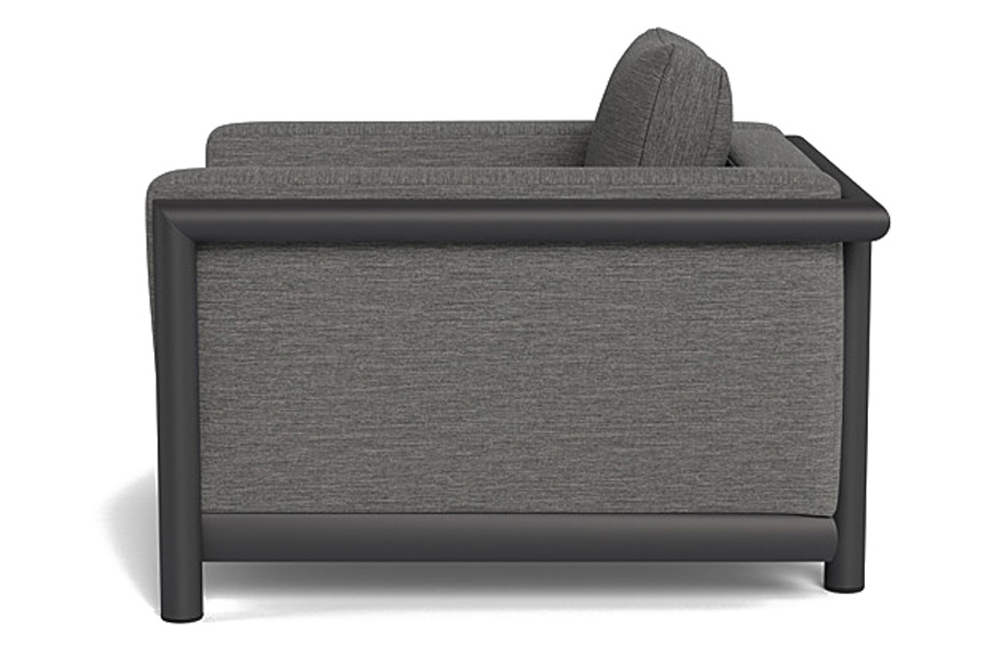 Harbour Moab Lounge Chair - Aluminum Asteroid, Copacabana Sand