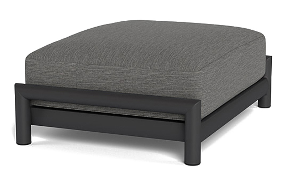 Harbour Moab Ottoman - Aluminum Bronze, Lisos Piedra