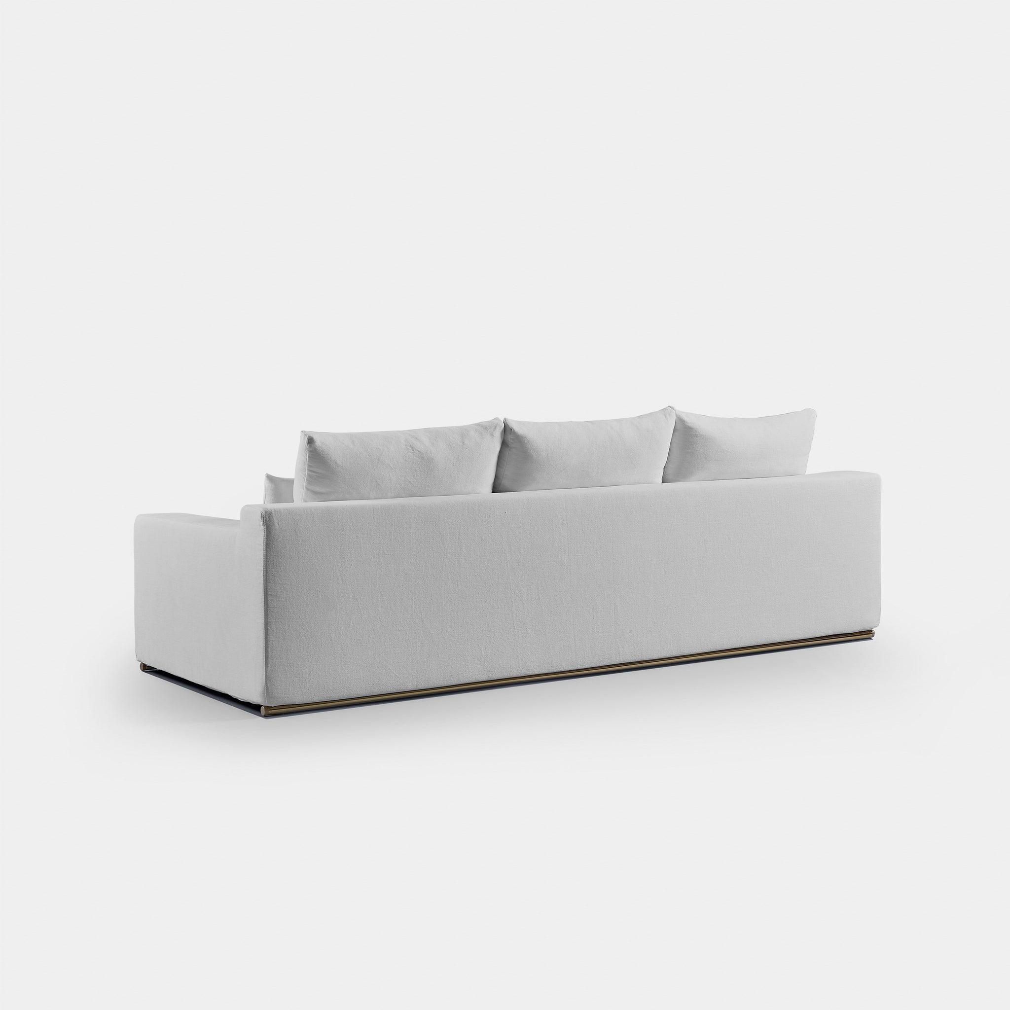 Harbour Ocean 3 Seat Sofa - Harbour Belgian Linen Mushroom
