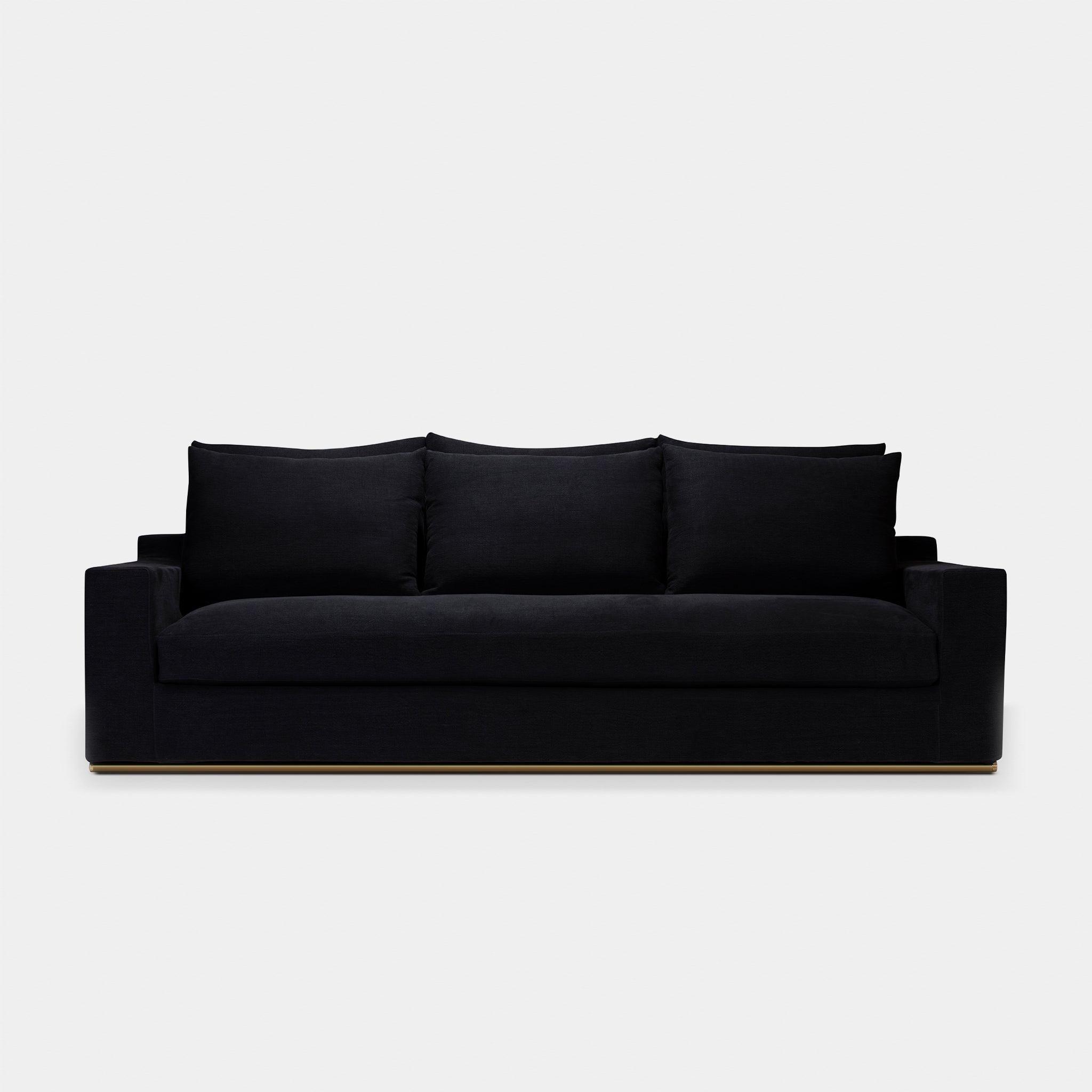 Harbour Ocean 3 Seat Sofa - Harbour Belgian Linen Mushroom