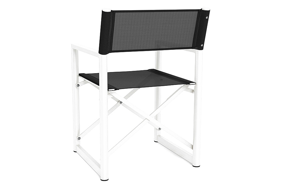 Harbour Pacific Aluminum Dining Chair - Aluminum Asteroid / Batyline Silver