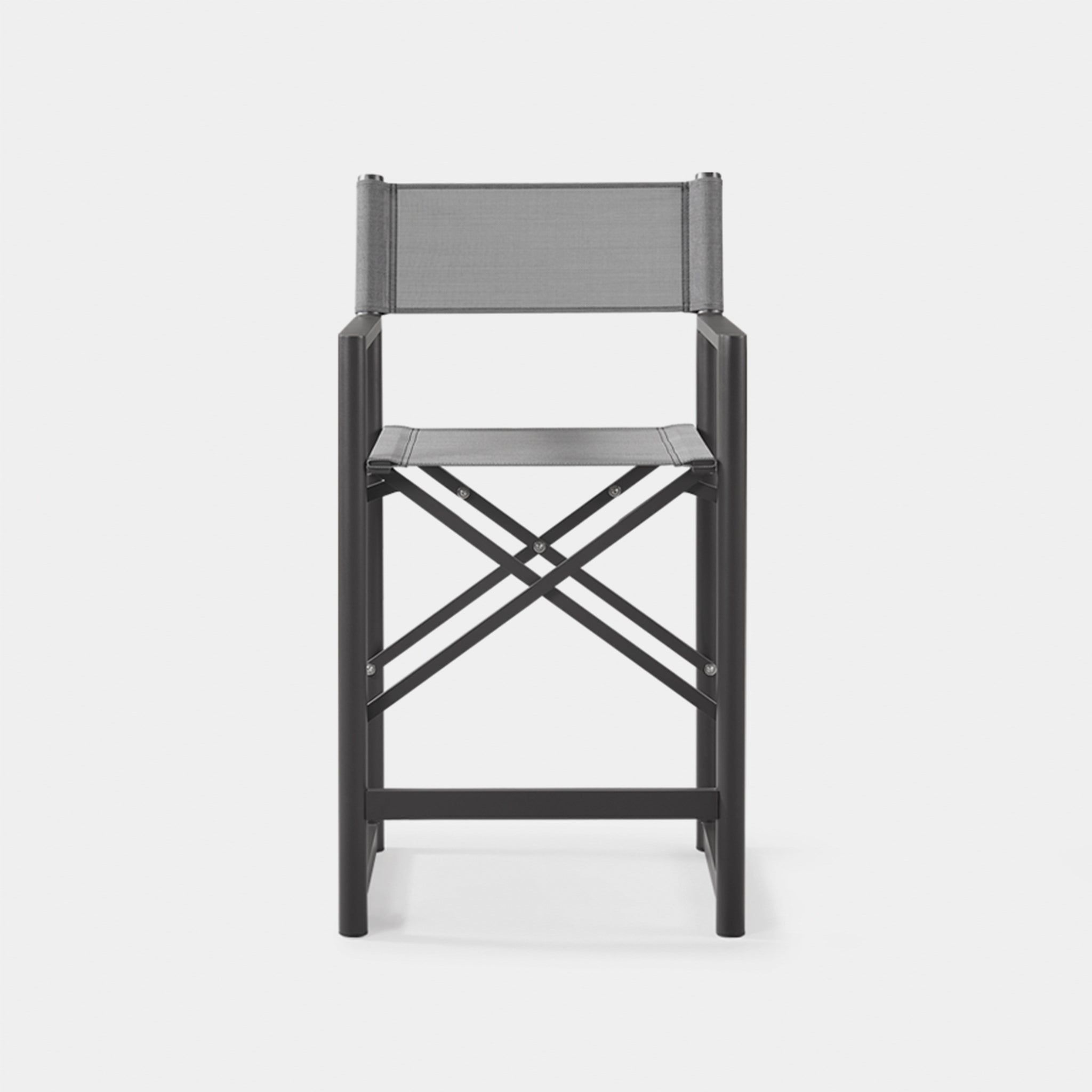 Harbour Pacific Aluminum Counter Stool - Aluminum Asteroid / Batyline Silver