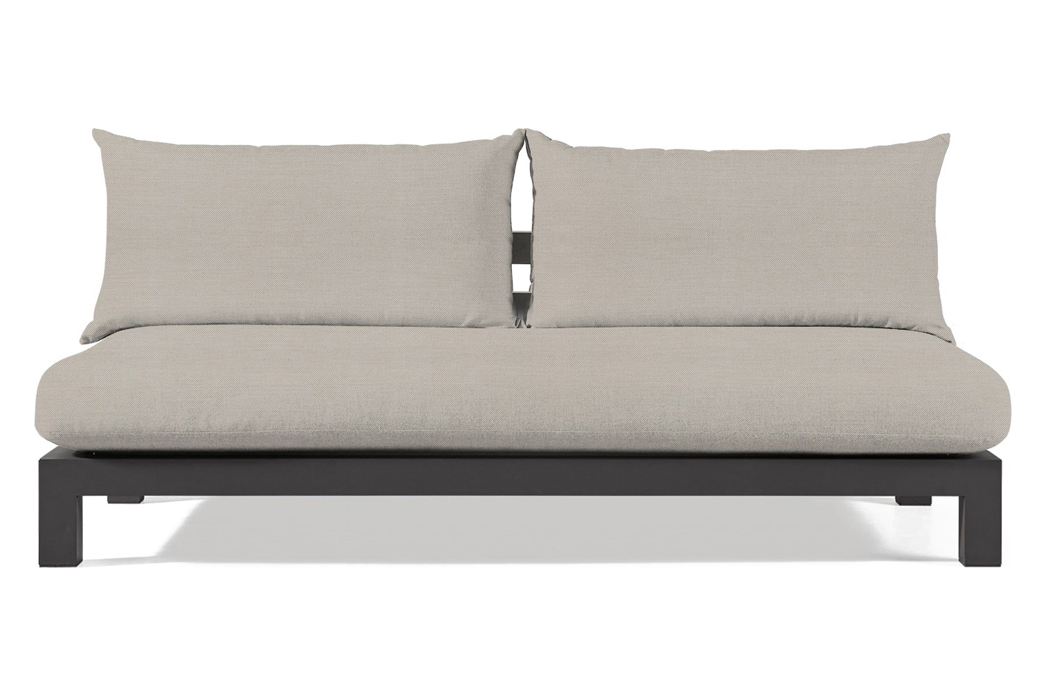 Harbour - Pacific Aluminum 2 Seat Armless Sofa