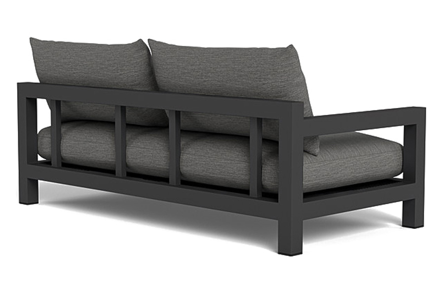 Harbour Pacific Aluminum 2 Seat 1 Arm - Aluminum Asteroid, Lisos Grafito