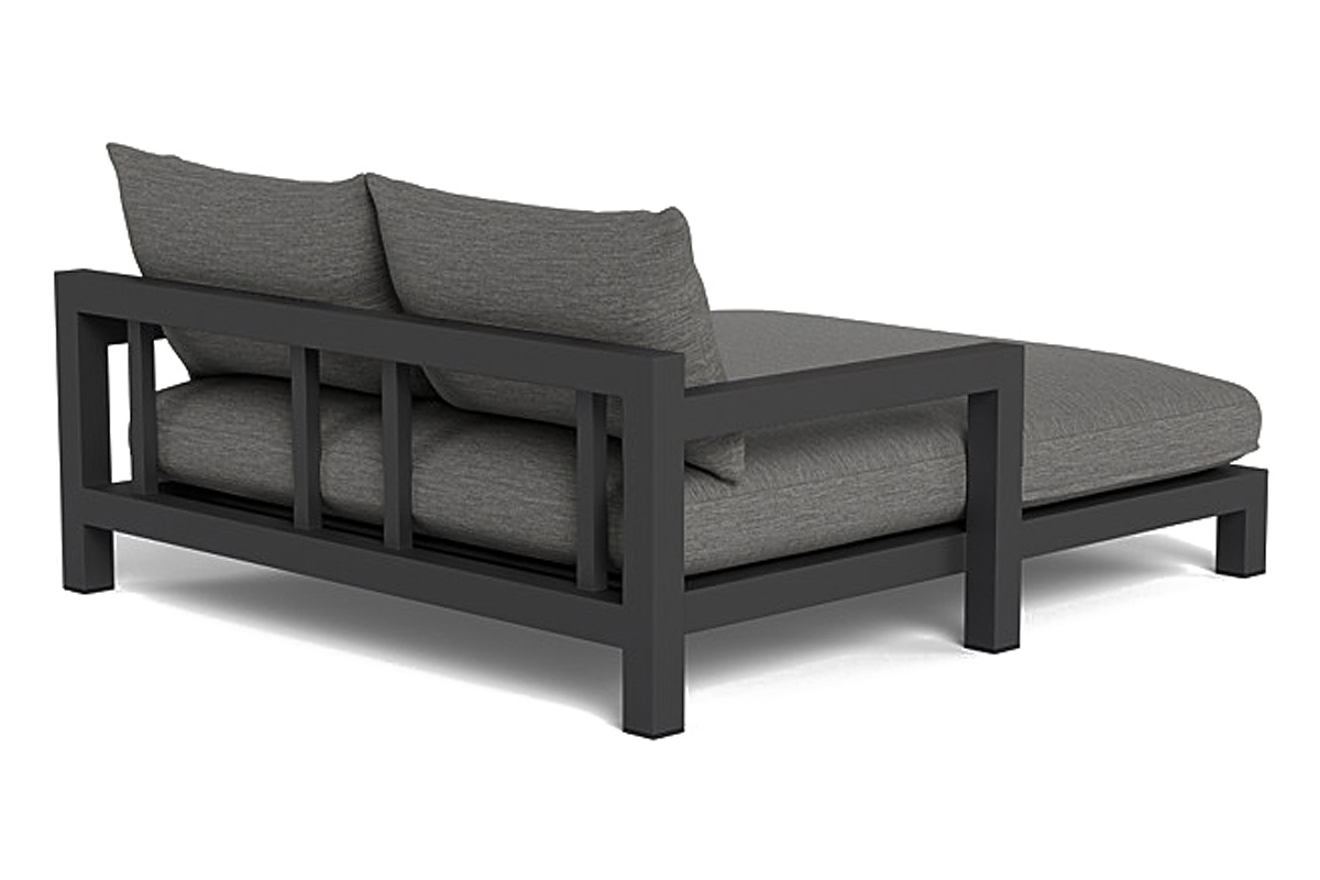 Harbour Pacific Aluminum Daybed - Aluminum Asteroid, Copacabana Sand