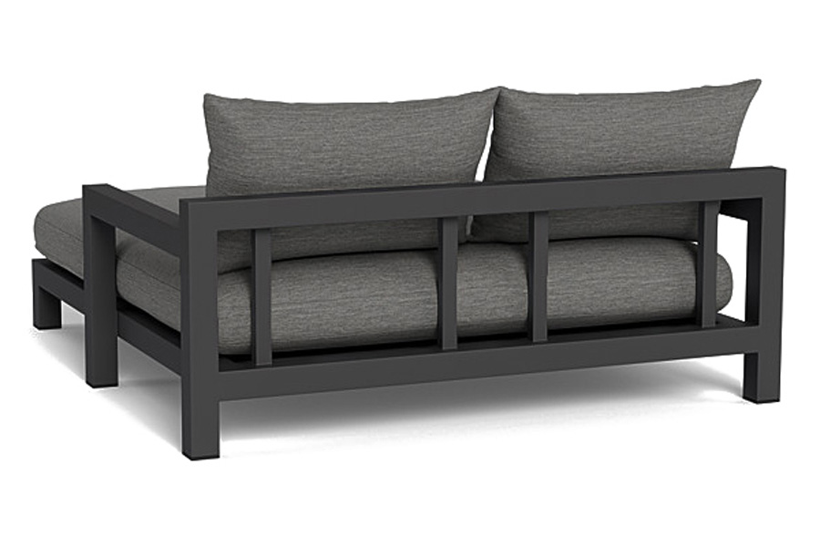 Harbour Pacific Aluminum Daybed - Aluminum Asteroid, Copacabana Sand