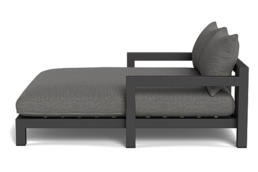 Harbour Pacific Aluminum Daybed - Aluminum Asteroid, Copacabana Sand