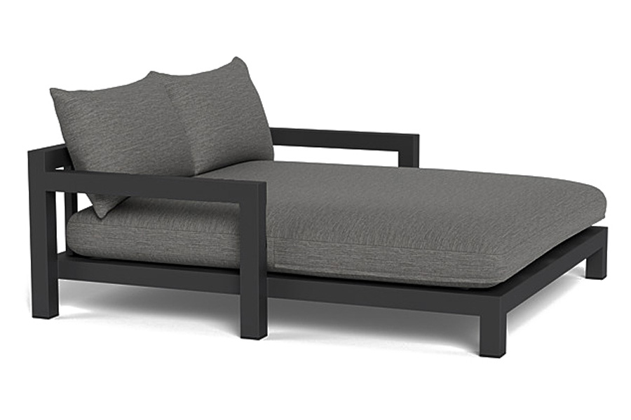 Harbour Pacific Aluminum Daybed - Aluminum Asteroid, Panama Grafito