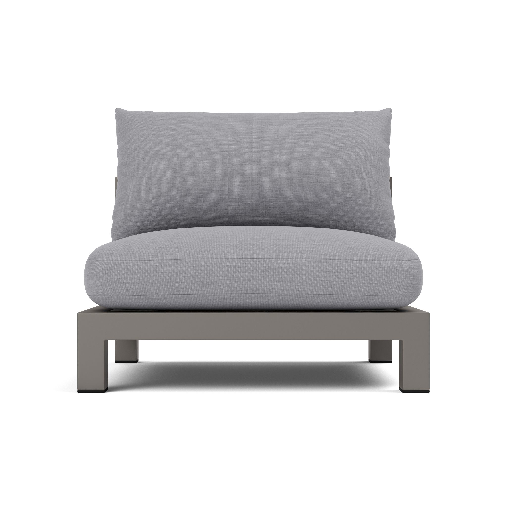 Harbour Pacific Aluminum Armless Single