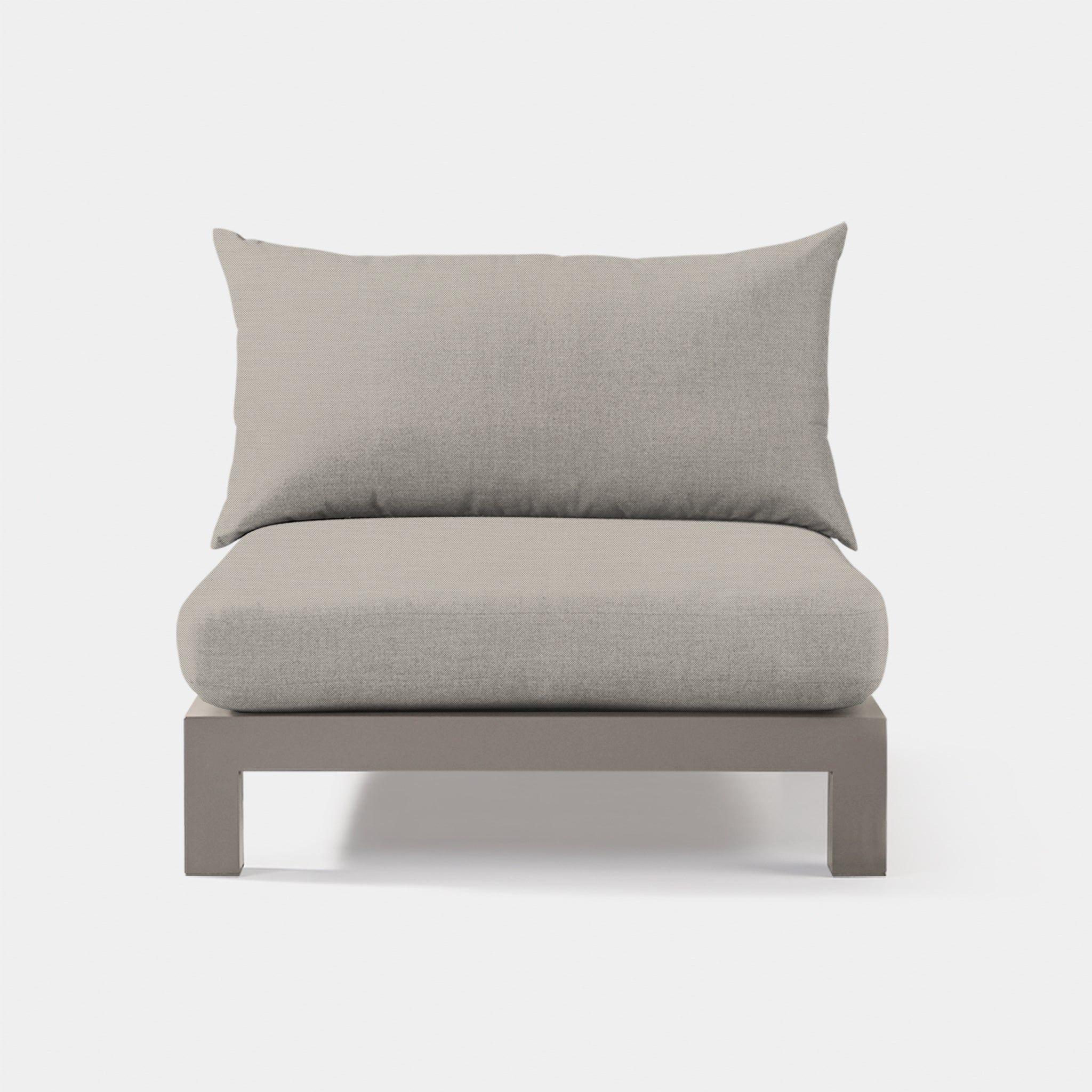 Harbour Pacific Aluminum Armless Single
