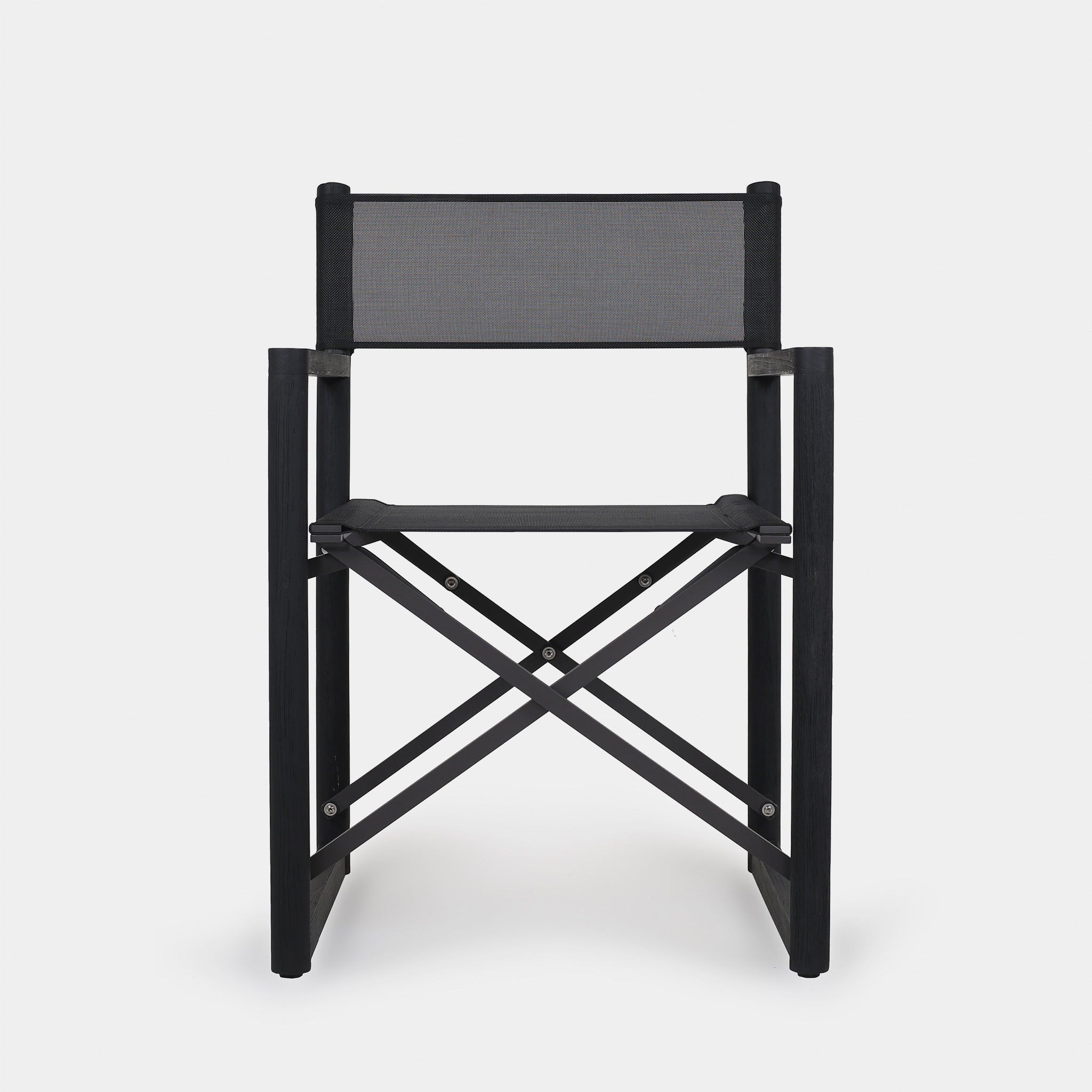 Harbour Pacific Teak Dining Chair - Teak Charcoal / Batyline Black