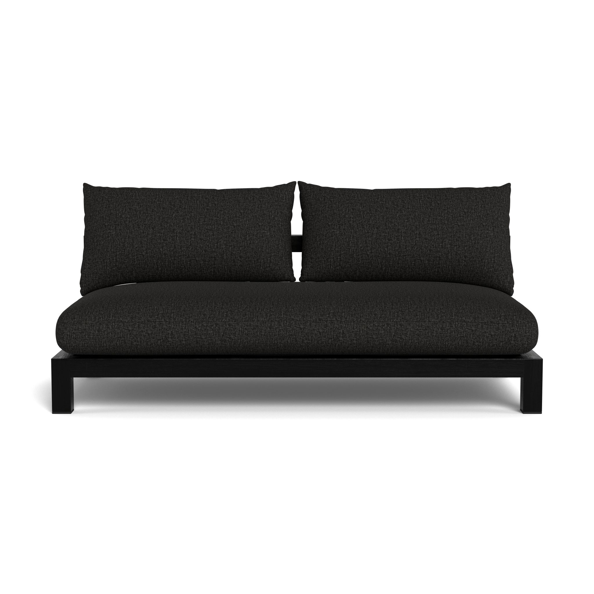 Harbour Pacific Teak 2 Seat Armless Sofa