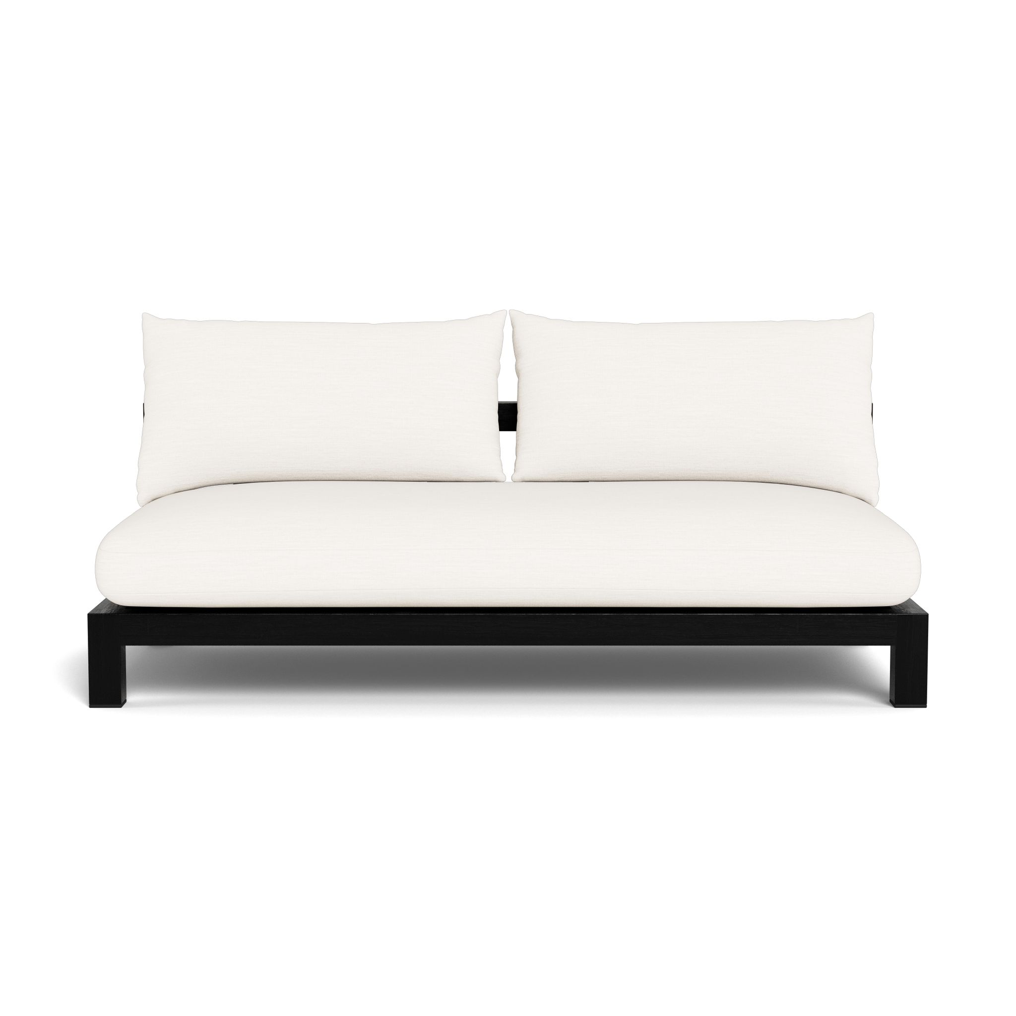 Harbour Pacific Teak 2 Seat Armless Sofa
