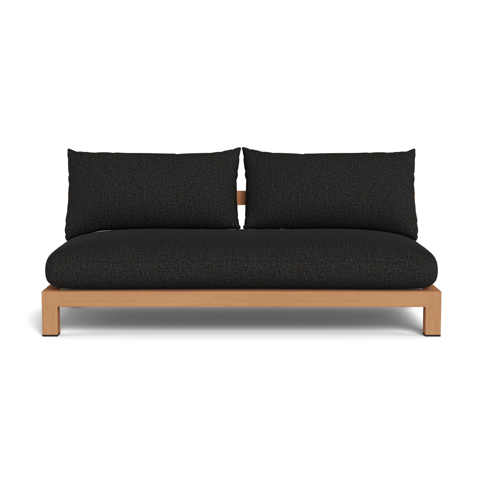 Harbour Pacific Teak 2 Seat Armless Sofa