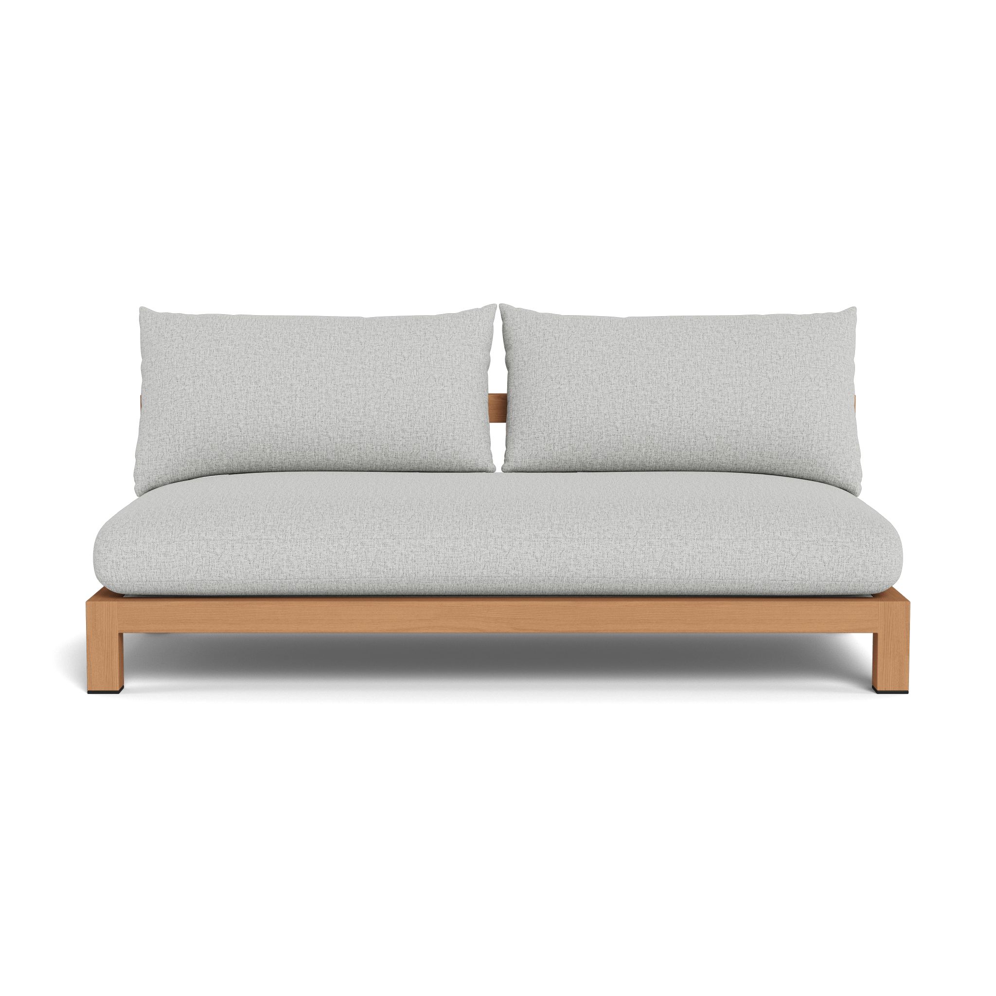 Harbour Pacific Teak 2 Seat Armless Sofa