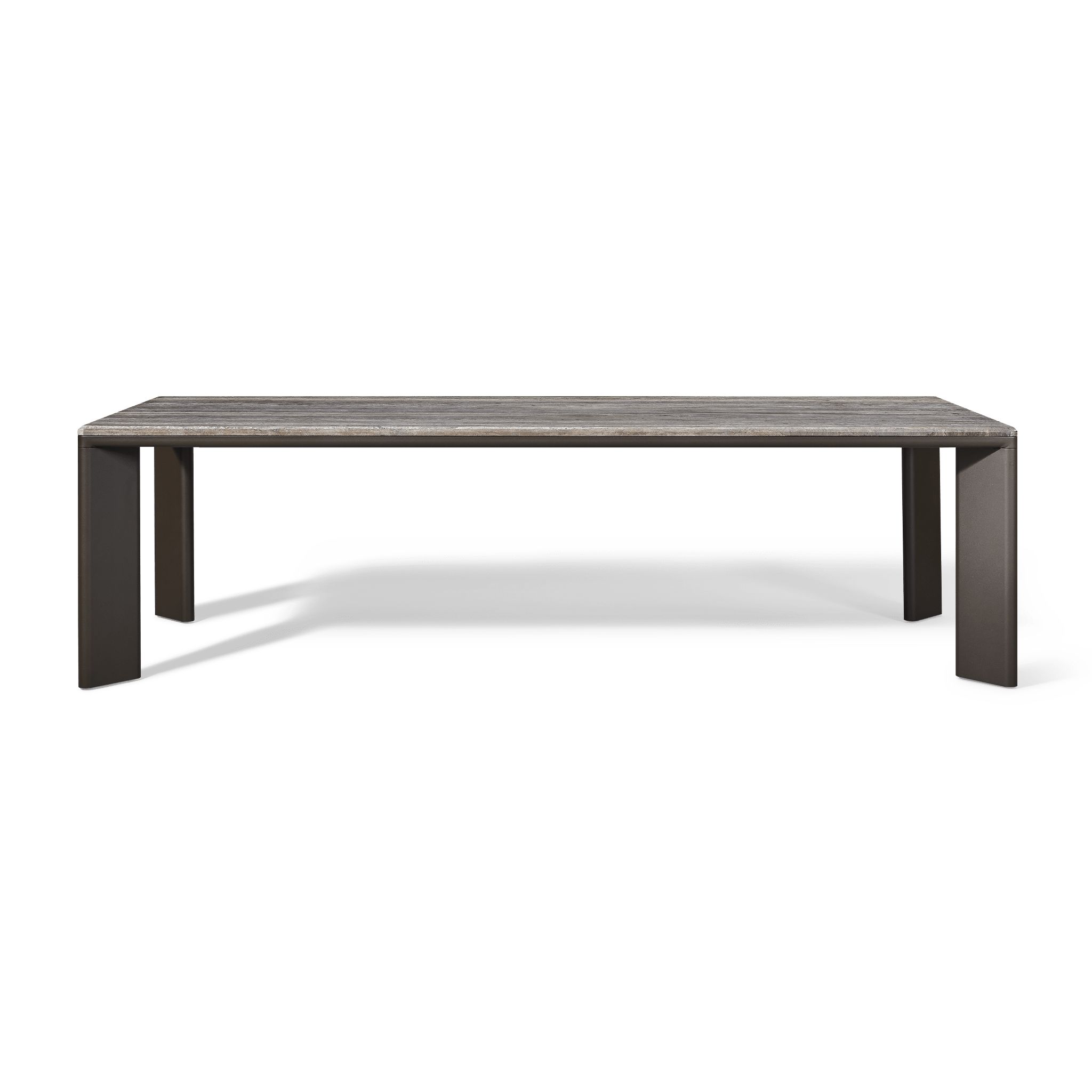 Harbour Palm Beach Aluminum Rectangle Dining Table
