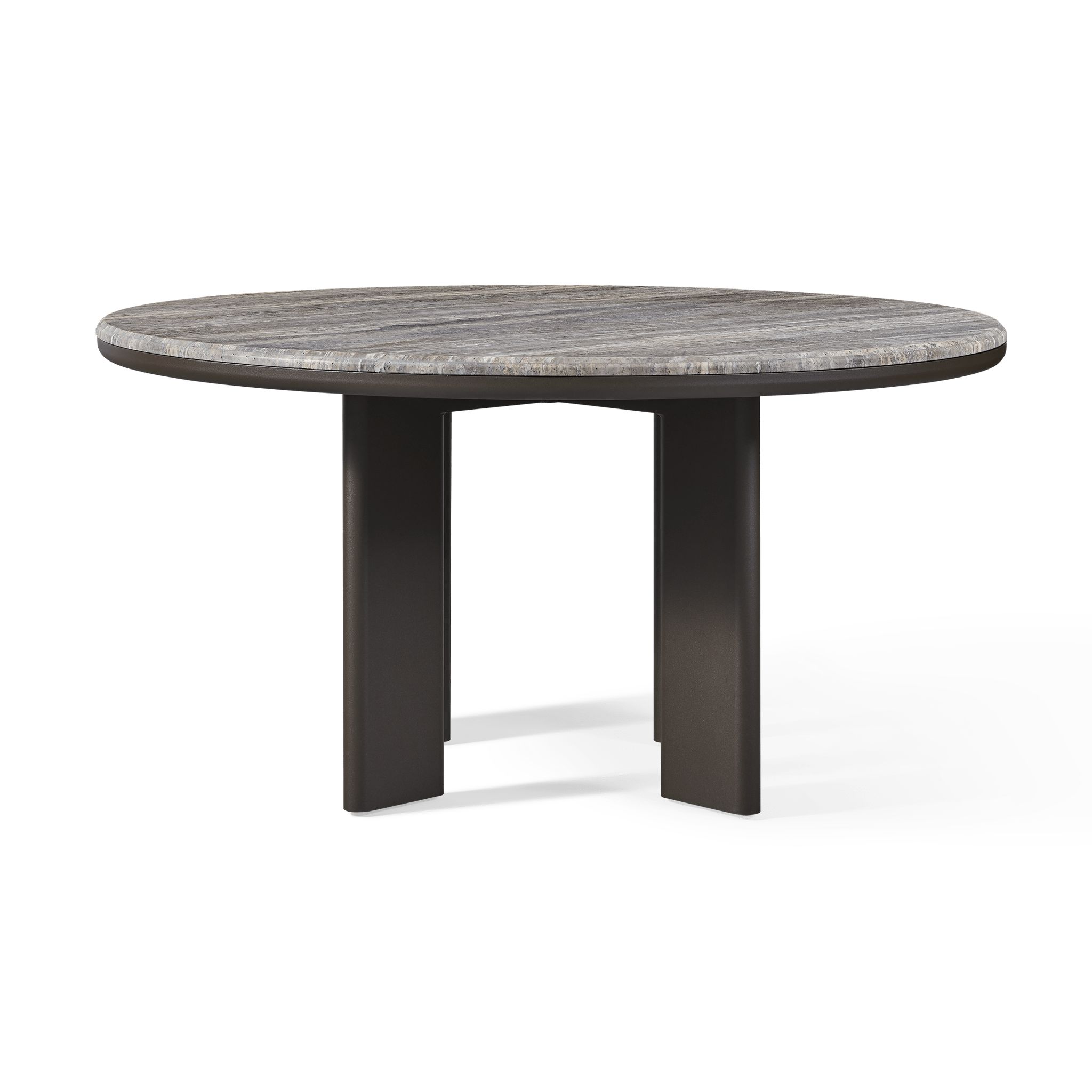 Harbour Palm Beach Aluminum Round Dining Table 60"