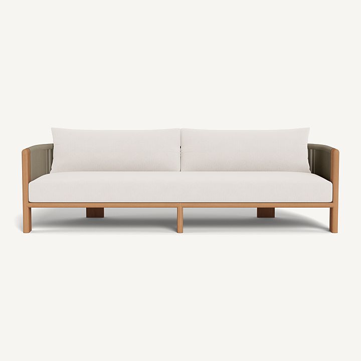 Harbour Palm Beach Teak 3 Seat Sofa